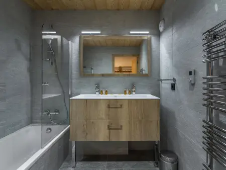Appartement spacieux à Courchevel avec parking et animaux admis : photo 8