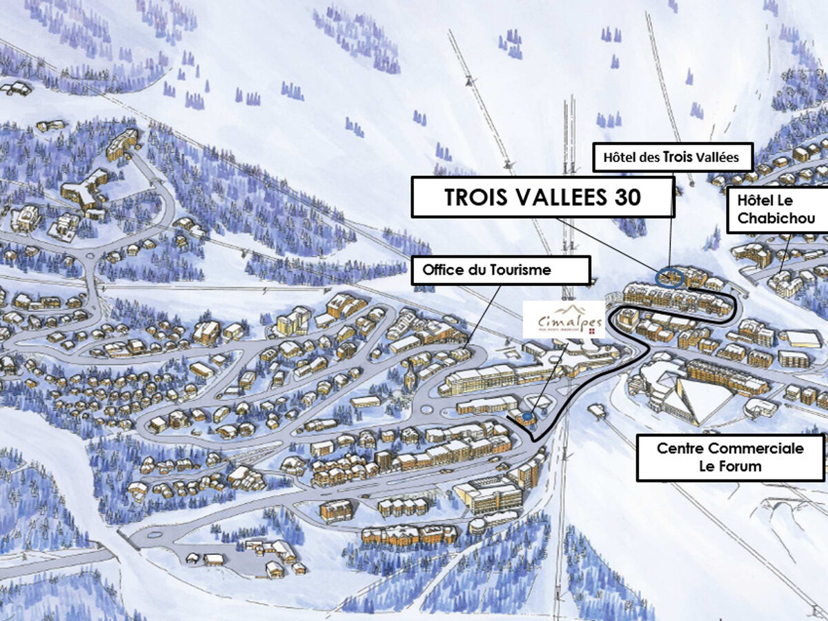 Duplex 2 chambres Courchevel 1850, parking couvert - Photo 10