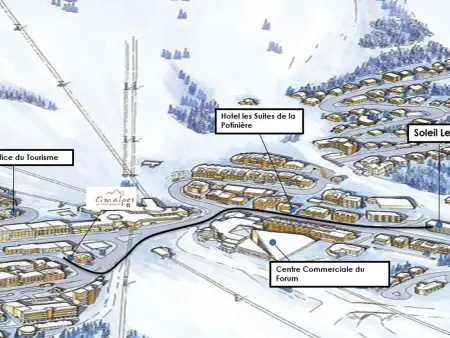 Appartement 3 chambres skis aux pieds, Courchevel 1850 : photo 10