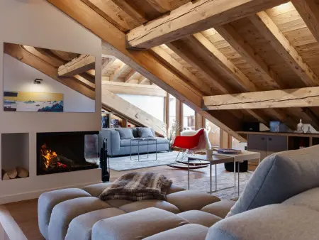 Location appartement à Courchevel 1850, Magnifique appartement contemporain à Courchevel 1850, 3 chambres, sauna, parking