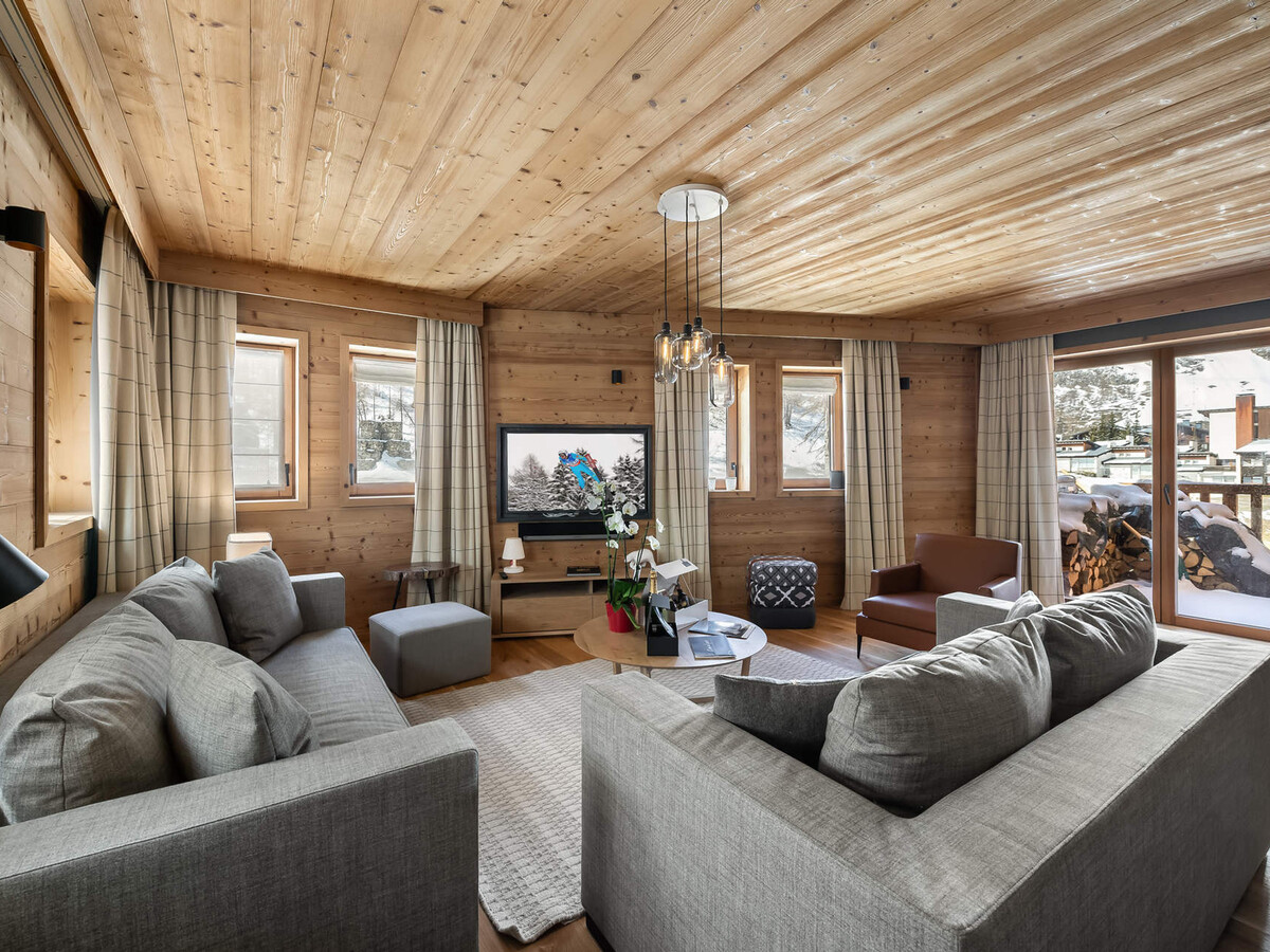 Appartement 5 pièces Val-d'Isère, cheminée et casier à skis - Photo 5