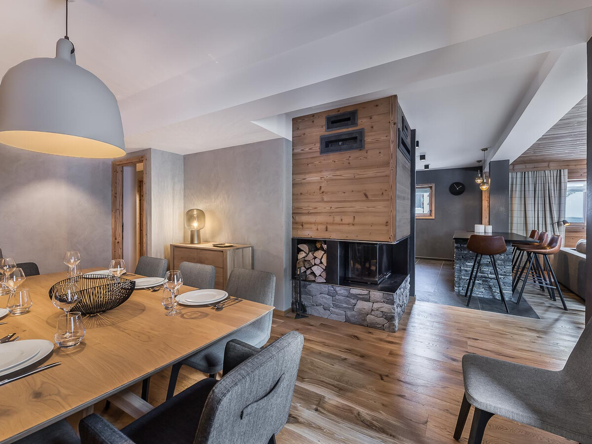 Appartement 5 pièces Val-d'Isère, cheminée et casier à skis - Photo 14