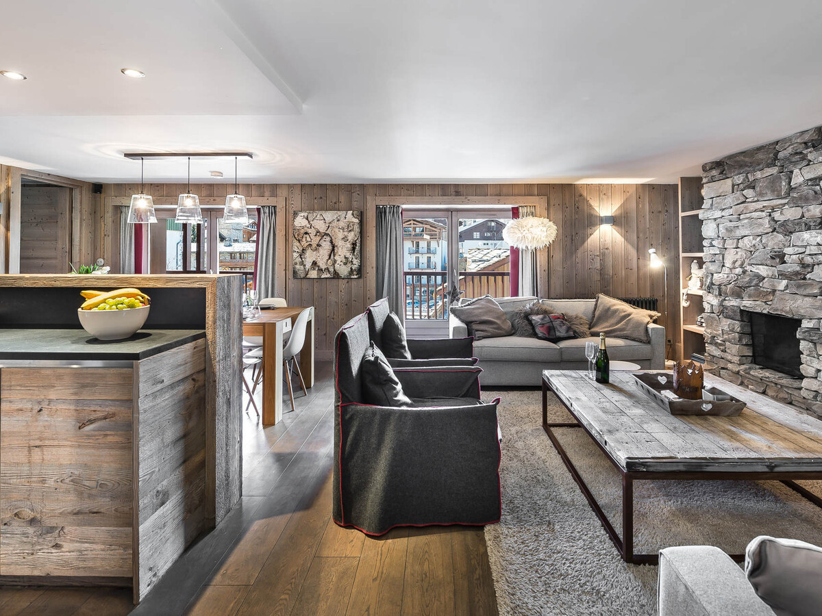 Appartement 95m² plein centre Val-d'Isère, 4 chambres - Photo 1