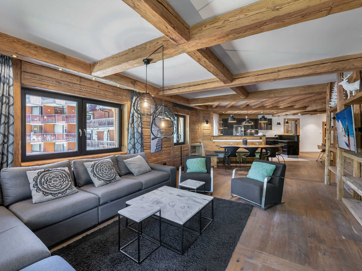 Appartement 4 chambres avec sauna à Val-d'Isère - Photo 1