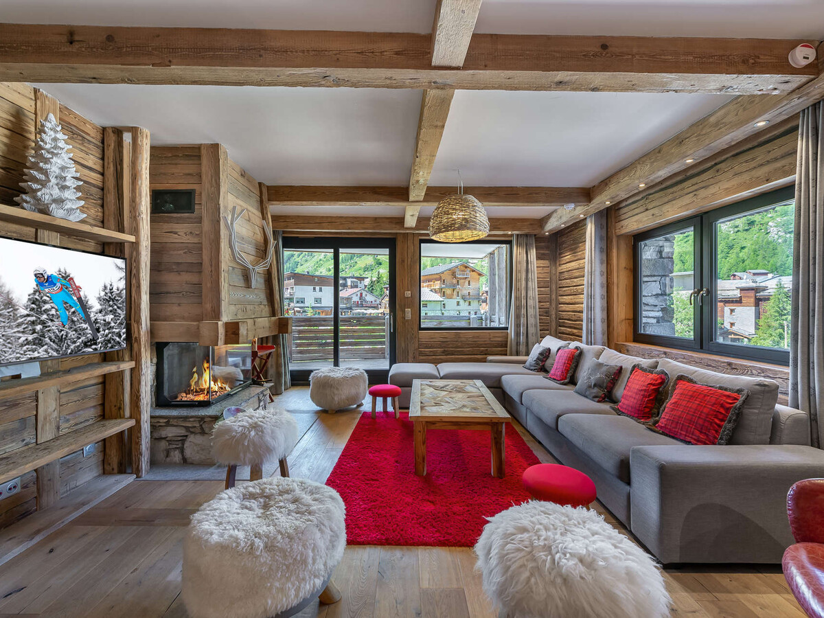 Appartement 8 personnes Val-d'Isère, sauna et vue panoramique - Photo 3