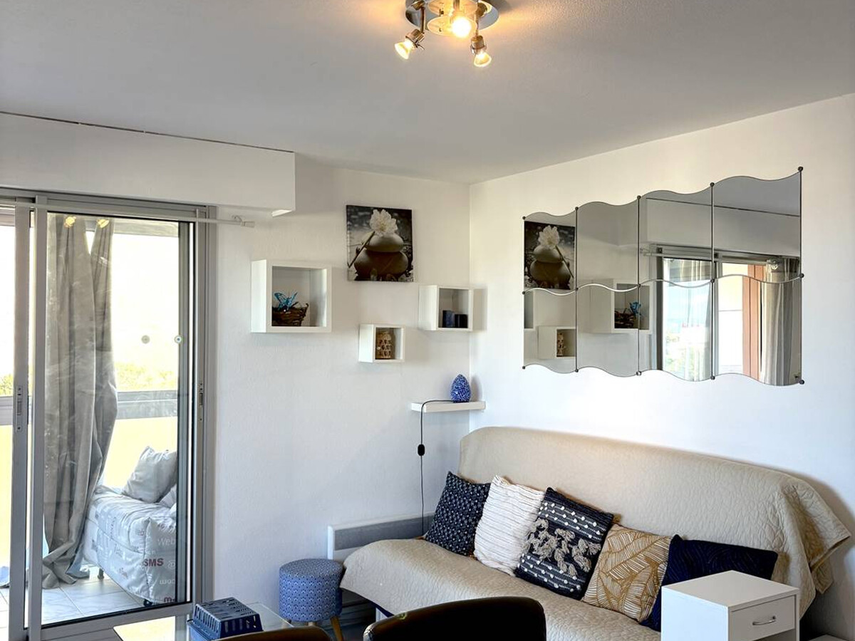 T2 vue mer avec terrasse, parking privé - Le Barcarès - Photo 7