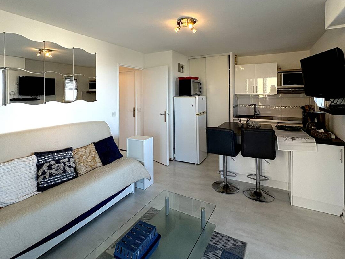 T2 vue mer avec terrasse, parking privé - Le Barcarès - Photo 8