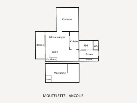 Duplex Ancolie, 6 pers., cheminée et balcon sud : photo 14