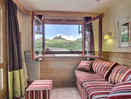 Location appartement à Belle Plagne, Studio cabine ensoleillé pour 4 pers, proche pistes