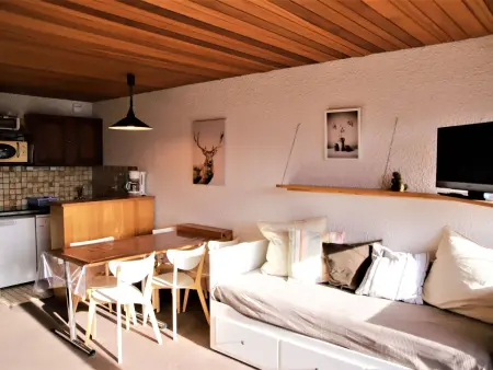 Studio cabine au pied des pistes avec balcon à Auris : photo 4