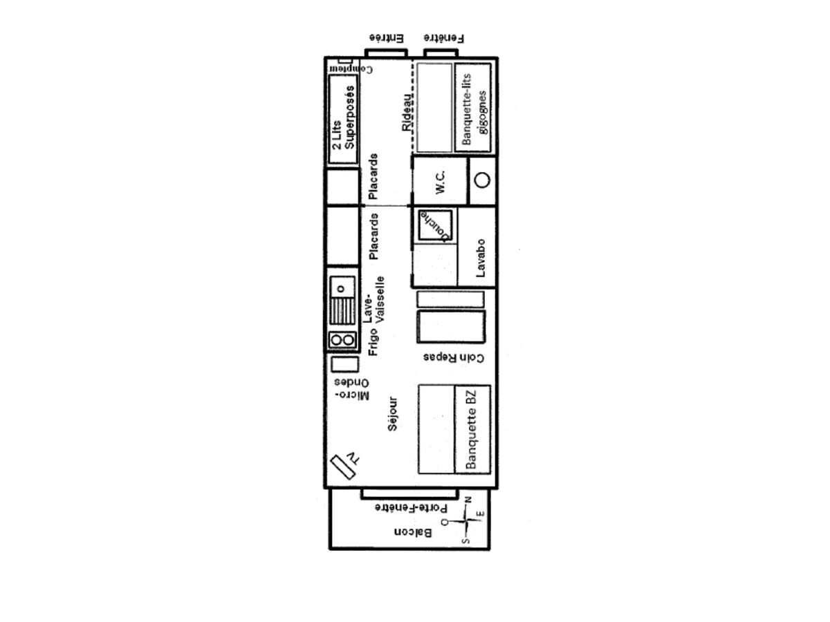 Studio cabine 5 pers. avec garage et balcon sud - Photo 4