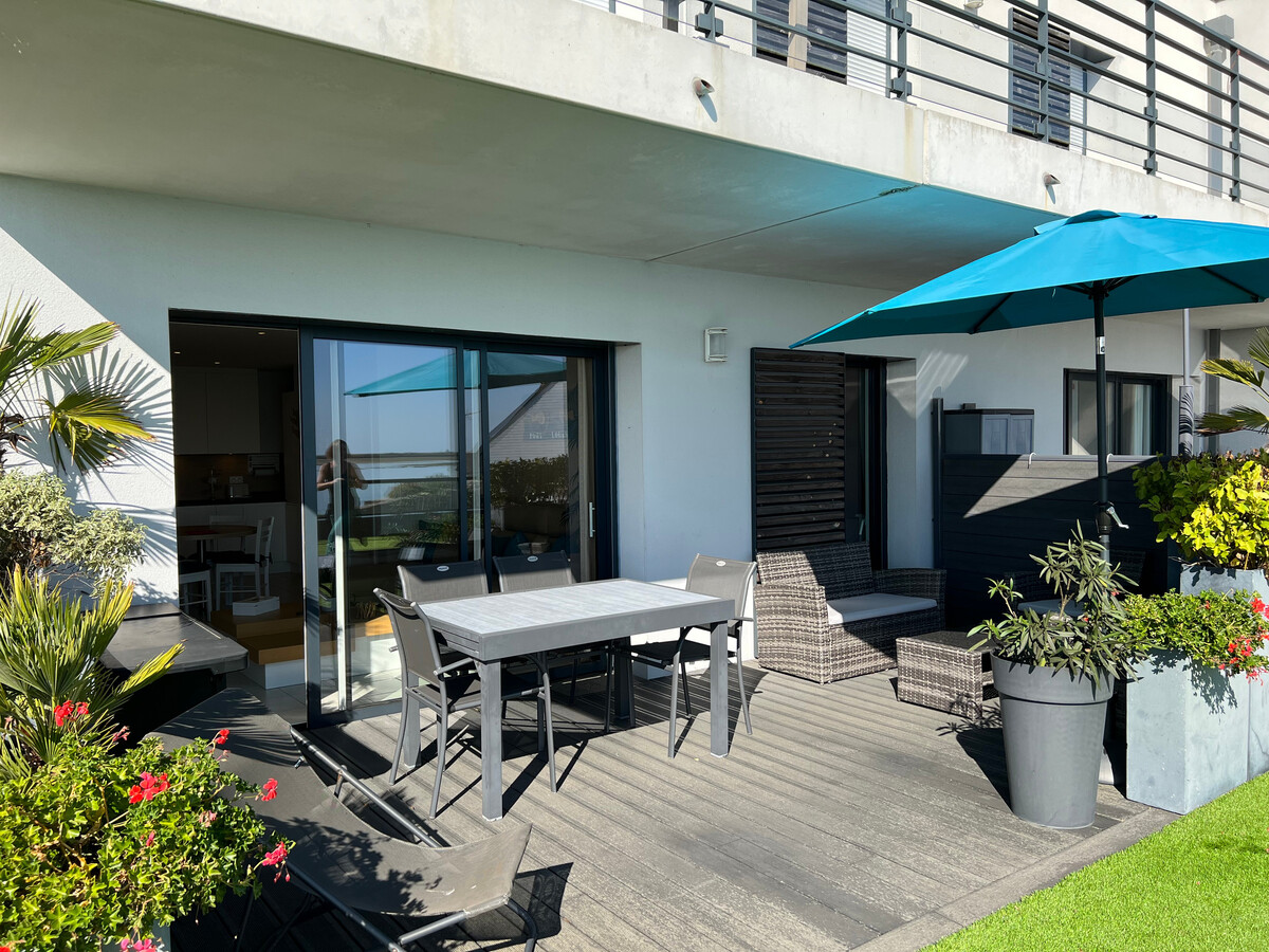 T2 Port-Louis vue mer, terrasse et parking privé - Photo 7