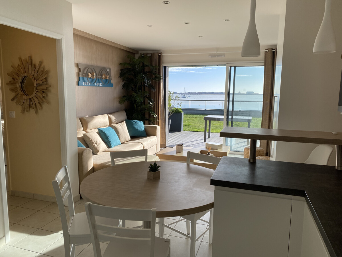 T2 Port-Louis vue mer, terrasse et parking privé - Photo 8