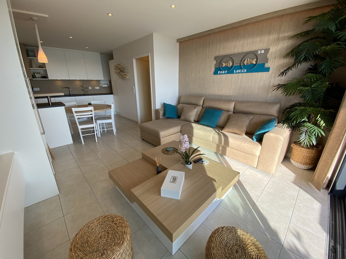 T2 Port-Louis vue mer, terrasse et parking privé - Photo 10