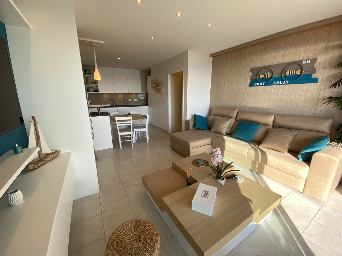 T2 Port-Louis vue mer, terrasse et parking privé - Photo 15