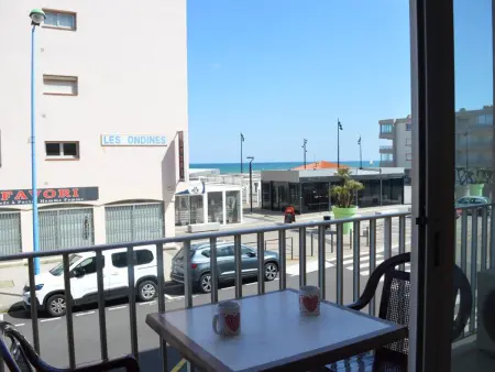 Studio 4 pers climatisé, balcon vue mer, parking : photo 16