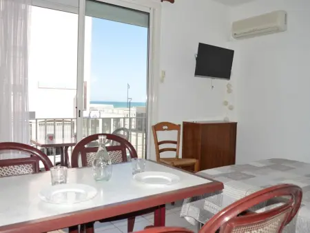 Studio 4 pers climatisé, balcon vue mer, parking : photo 18
