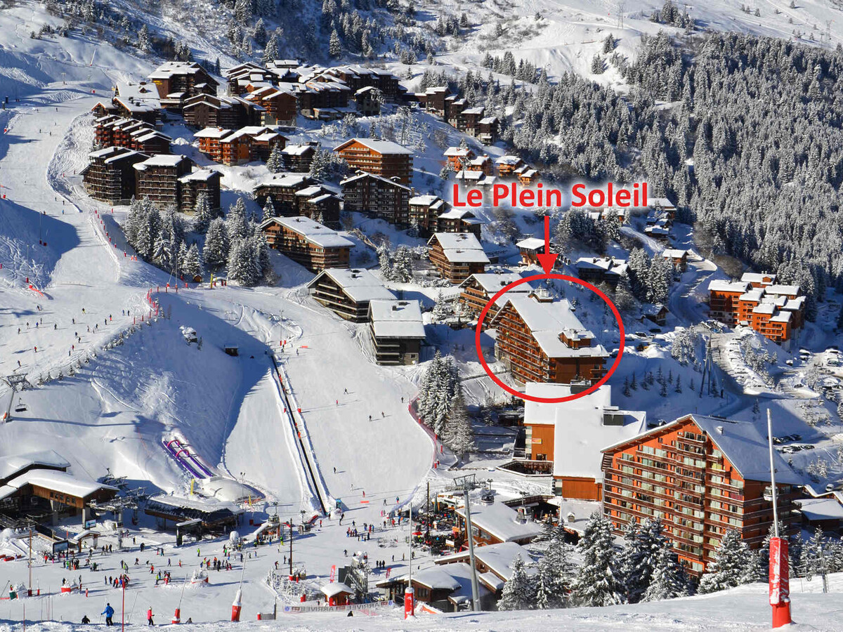Studio 4 pers avec balcon sud à Méribel, skis aux pieds - Photo 14