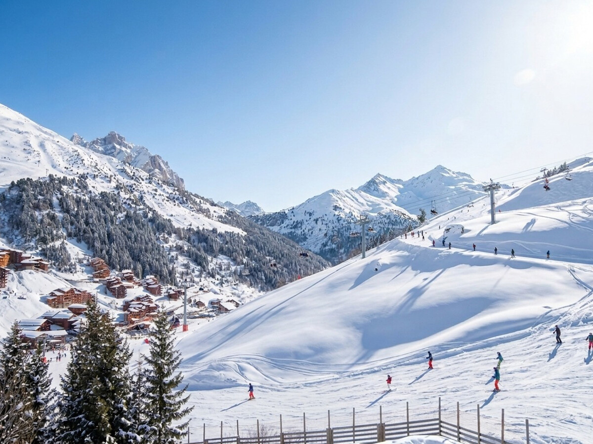 Appart 2P 4 pers. sur les pistes à Méribel, balcon - Photo 8