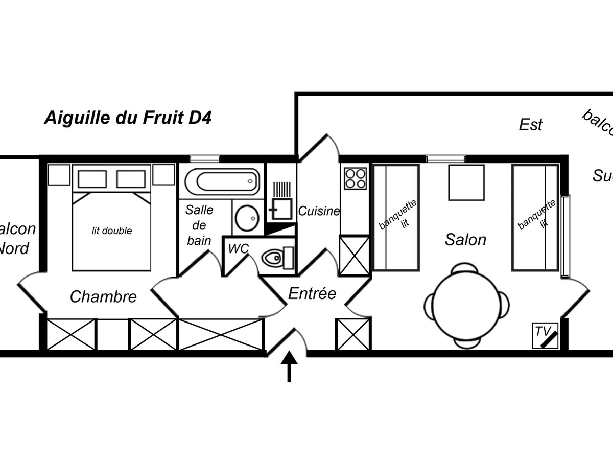 Appartement 2 pièces rénové, balcon sud, animaux acceptés - Photo 8
