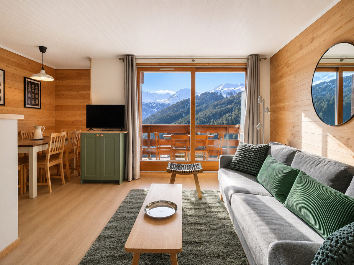 Appartement 2 pièces cabine Méribel, balcon vue Mont Vallon - Photo 1