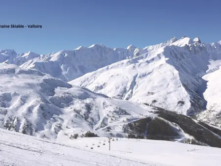 Studio cabine 3 personnes, balcon Sud et garage à Valloire : photo 11