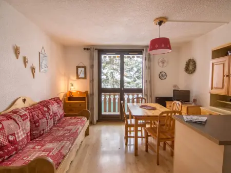 Studio 4 pers à Valloire avec parking et balcon