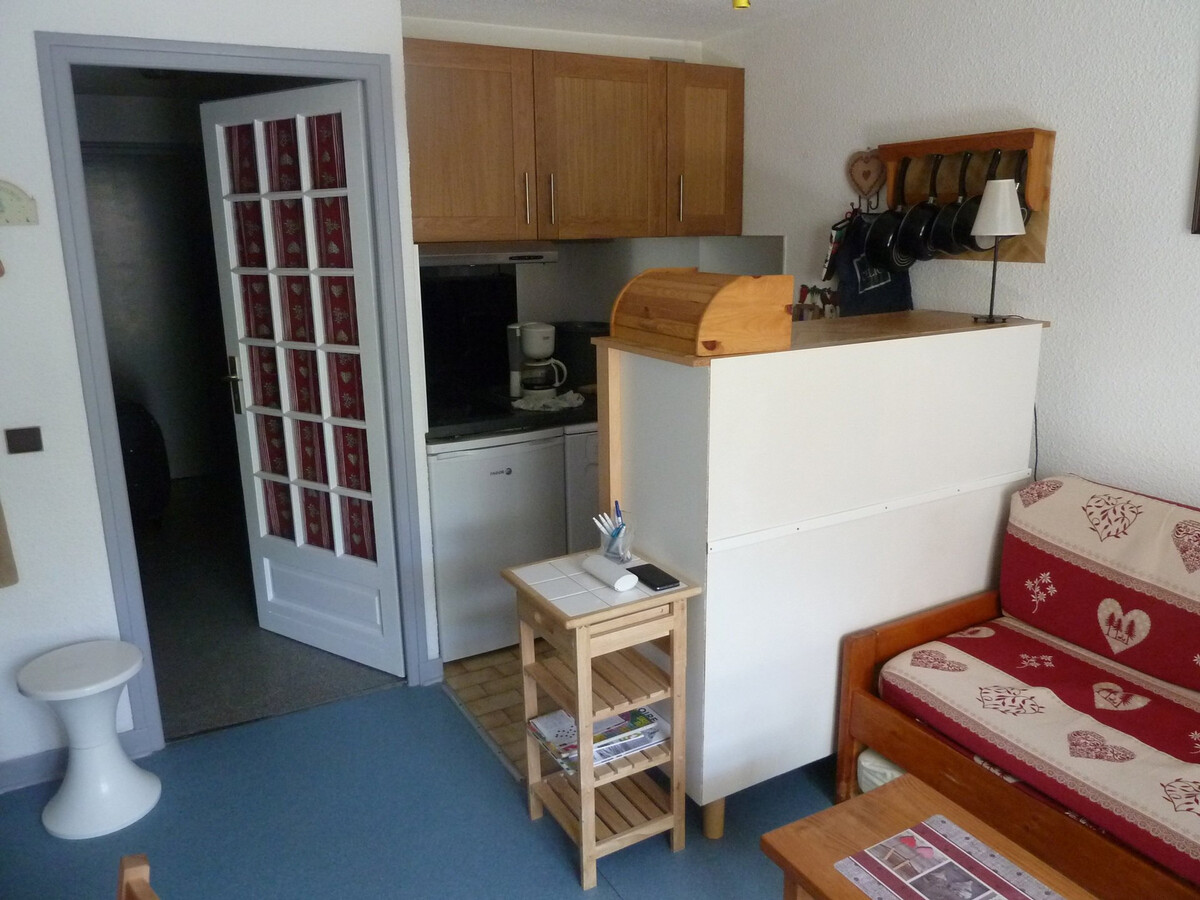 Studio 4 pers. balcon sud, parking privé, centre Valloire - Photo 4