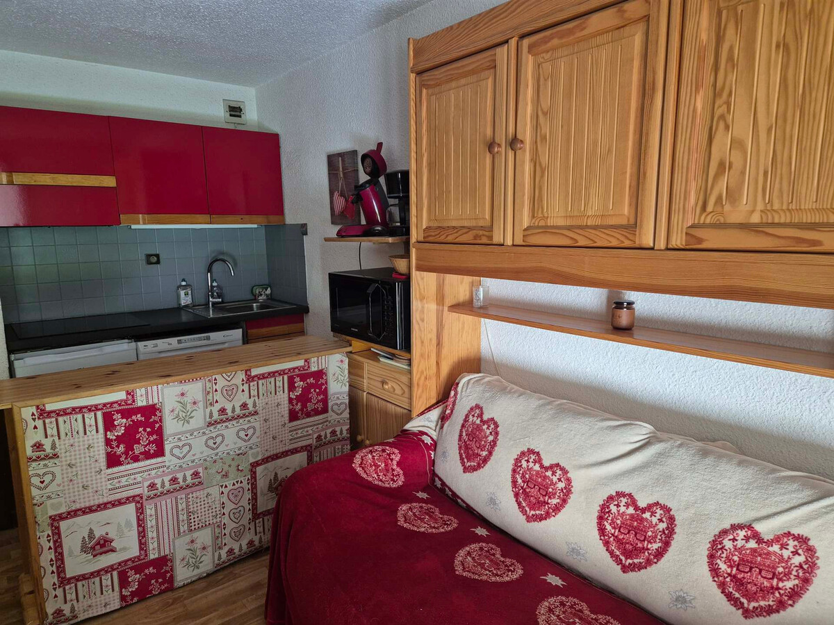 Studio cabine 4 pers à Valloire - Wifi, animaux acceptés - Photo 5