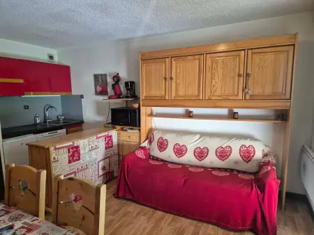 Studio cabine 4 pers à Valloire - Wifi, animaux acceptés