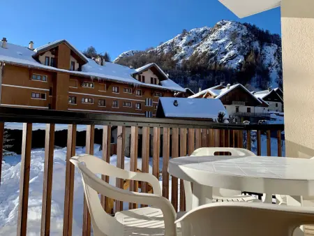 Studio cabine 4 pers à Valloire, balcon sud et local skis : photo 8