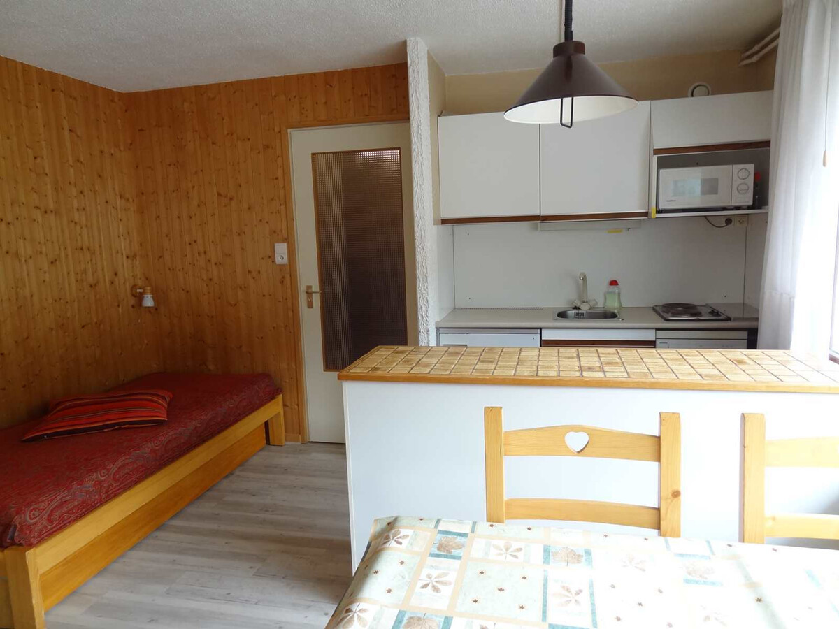 Studio cabine 4 pers avec balcon, centre Valloire - Photo 2