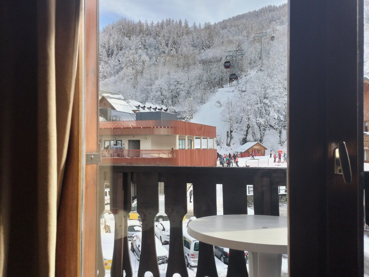 Studio cabine 4 pers à Valloire, balcon Sud-Est - Photo 6