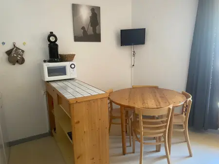 Studio cabine 3 personnes avec balcon à Valloire : photo 6