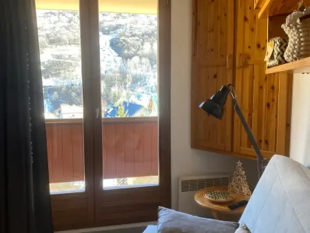 Studio cabine 3 personnes avec balcon à Valloire : photo 7