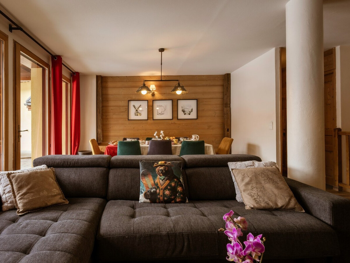 Duplex 8 pers, 3 chambres avec cheminée à Valloire - Photo 2