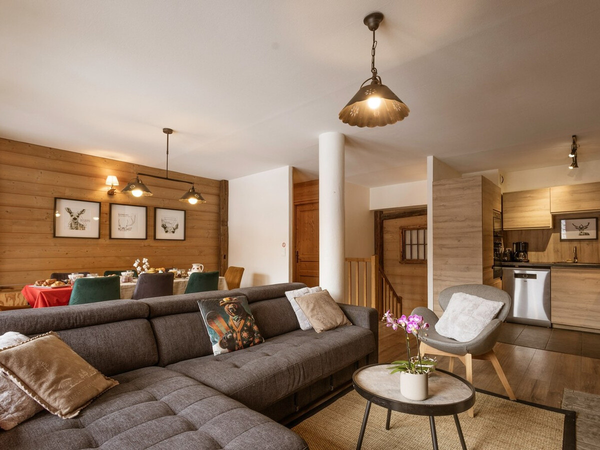 Duplex 8 pers, 3 chambres avec cheminée à Valloire - Photo 3