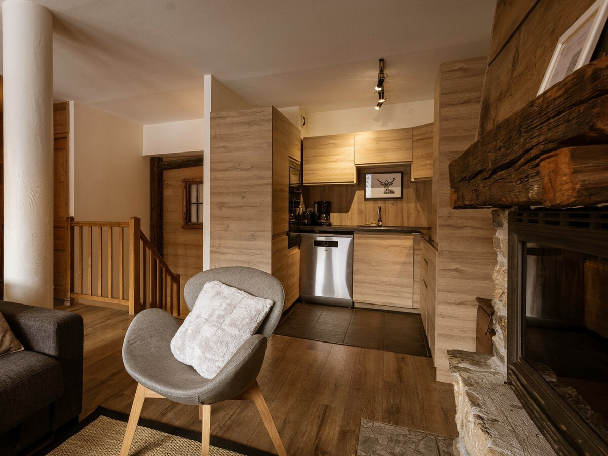 Duplex 8 pers, 3 chambres avec cheminée à Valloire - Photo 5