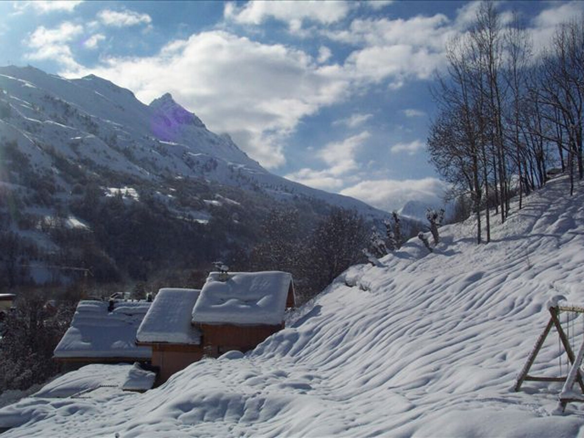Studio cabine 4 pers Valloire, terrasse Sud, animaux OK - Photo 12
