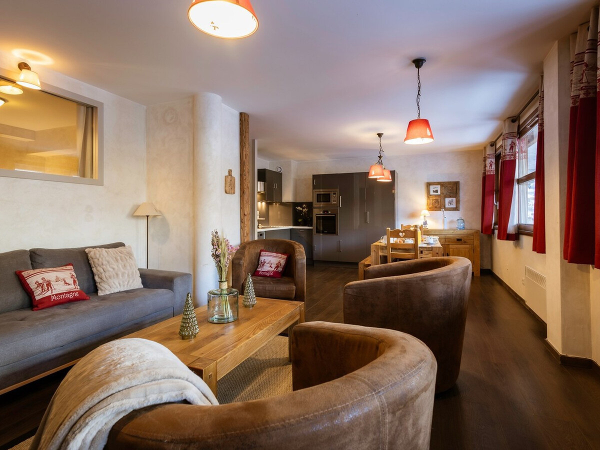 Appartement 6 personnes à Valloire, 2 cabines + canapé-lit - Photo 2