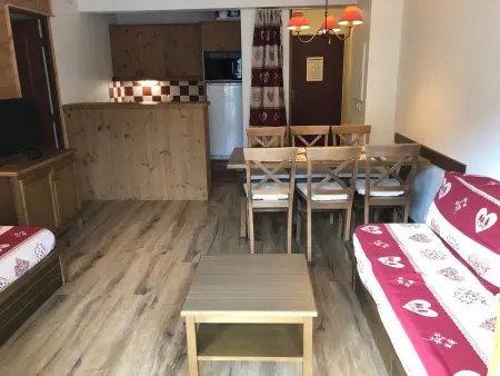 Location appartement à Valloire, 3 pièces 6 pers avec parking, balcon, exposé ouest