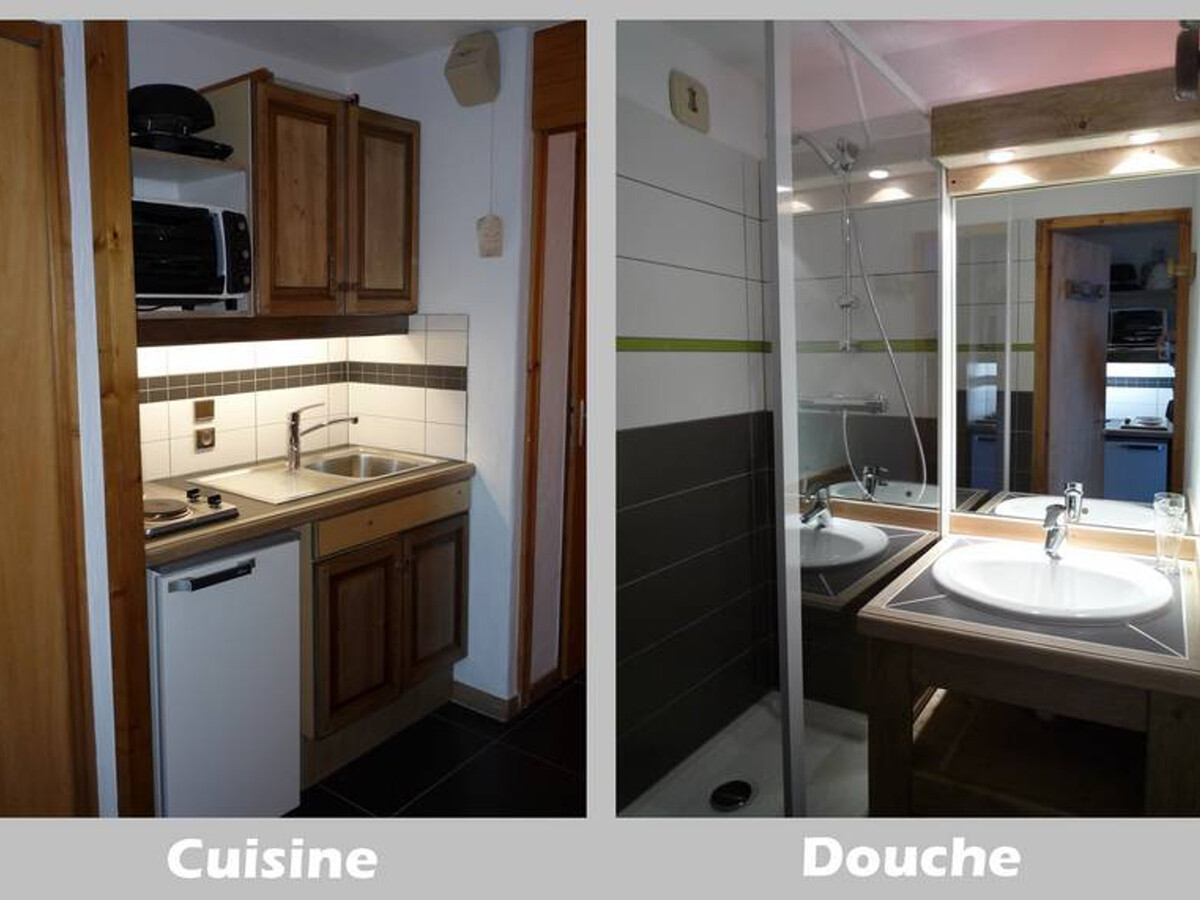 Studio cabine rénové 4 pers aux Saisies, vue montagne - Photo 2