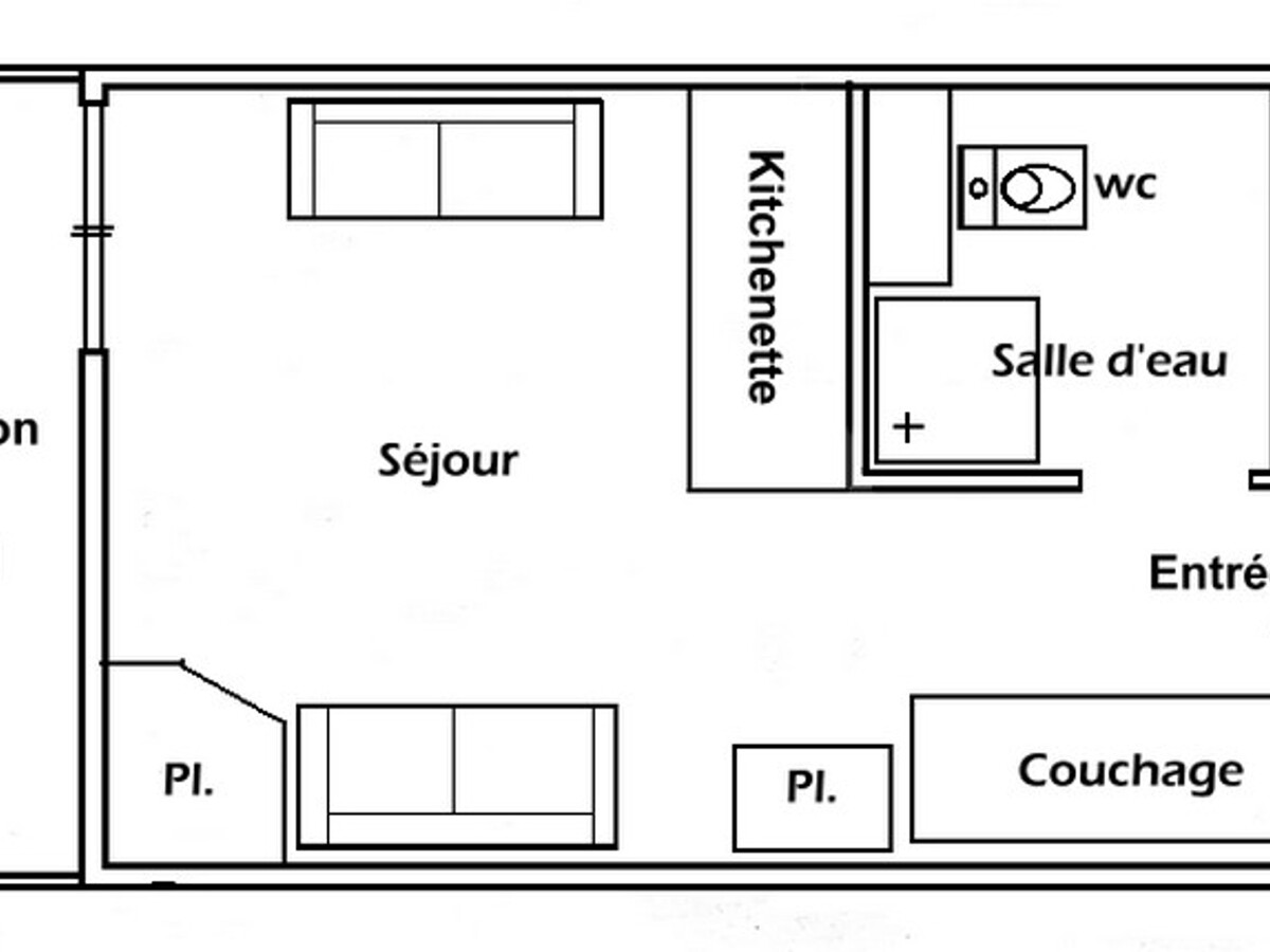 Studio 19 m² vue pistes aux Saisies, balcon, animaux OK - Photo 4