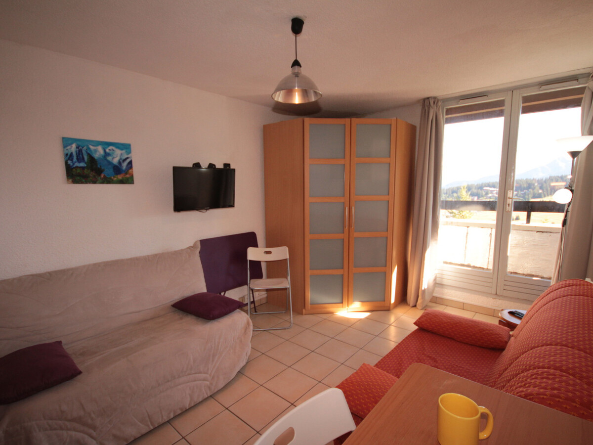 Studio 19 m² vue pistes aux Saisies, balcon, animaux OK - Photo 5