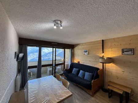 Studio rénové 150m des pistes, vue Écrins - Auris : photo 3