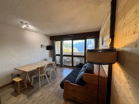 Studio rénové 150m des pistes, vue Écrins - Auris : photo 4