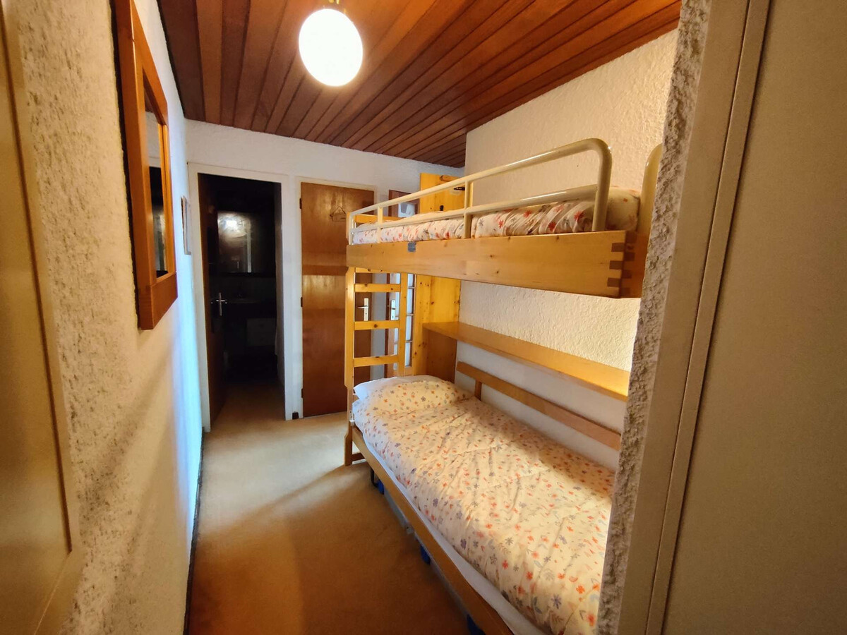 Studio cabine 4 pers. aux Alpes, balcon vue glacier - Photo 6
