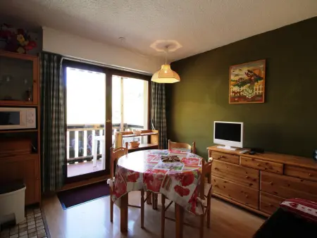 Studio cabine 4 couchages, balcon vue pistes à Auris : photo 4