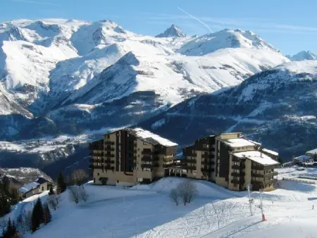 Studio cabine 4 couchages, balcon vue pistes à Auris : photo 10