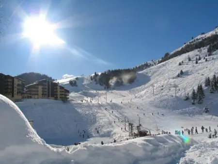 Appartement ski au pied Auris, balcon vue Oisans : photo 13